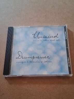 Unwind / Décompressez Relaxation Music CD - Blue Cloud Design